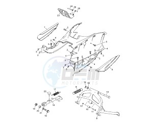 YP R X-MAX SPORT 250 drawing STAND AND FOOTREST