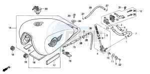 VF750C2 drawing FUEL TANK