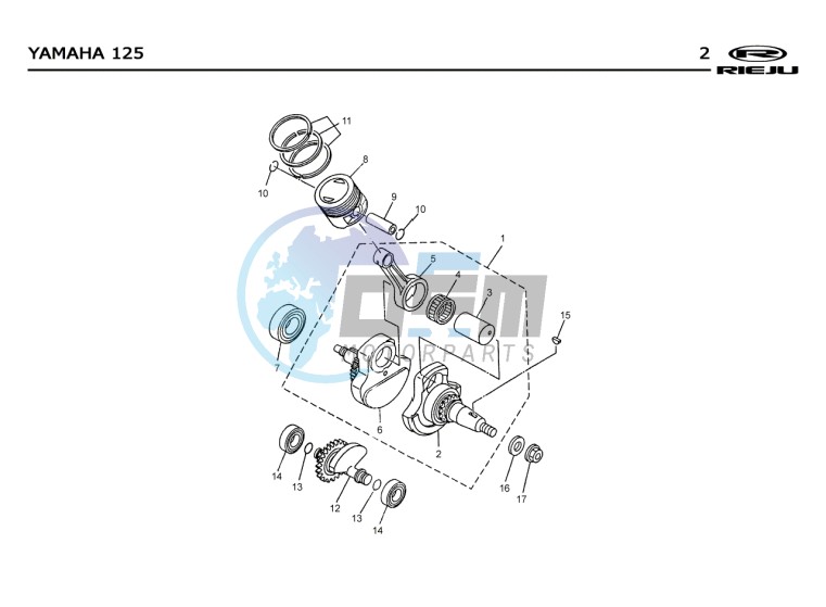 PISTON - CRANKSHAFT  EURO2