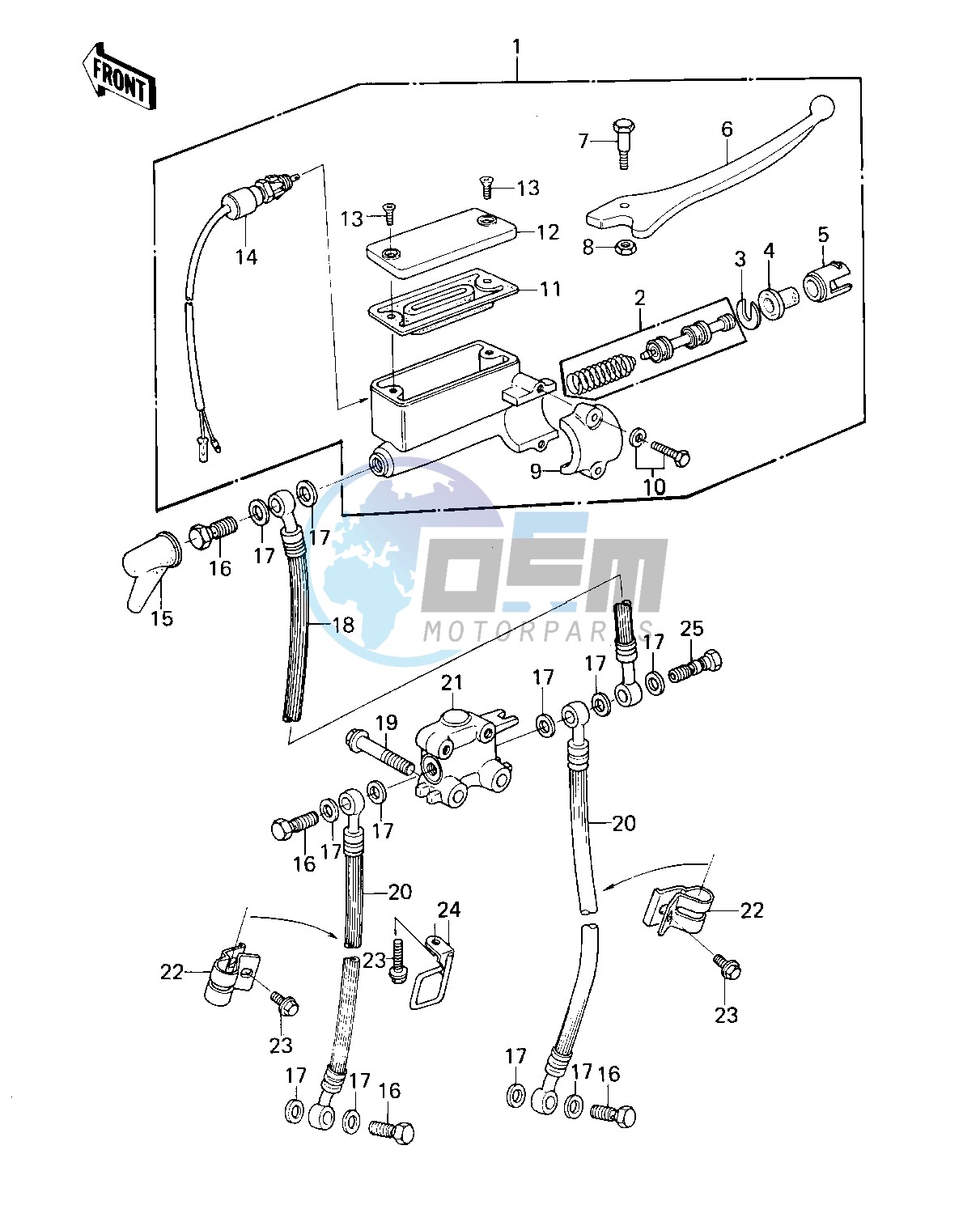 FRONT MASTER CYLINDER