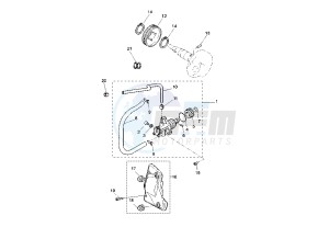 YQ AEROX 50 drawing OIL PUMP