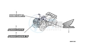 TRX250TMB drawing MARK