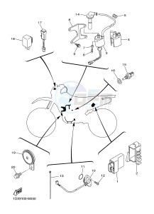 WR450F (1DX9 1DX6 1DX8 1DX7) drawing ELECTRICAL 1