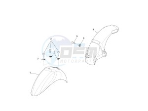 Liberty 150 4t 3v ie lem ( Vietnam ) drawing Wheel housing - Mudguard