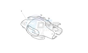 Scarabeo 50 2t (eng. Minarelli) drawing Headlight support