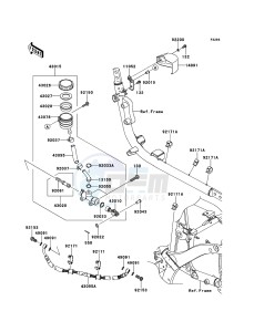 VN900 CLASSIC VN900BDFA GB XX (EU ME A(FRICA) drawing Rear Master Cylinder