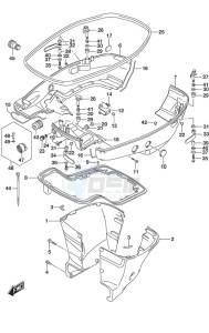 DF 300AP drawing Side Cover w/Transom (L)