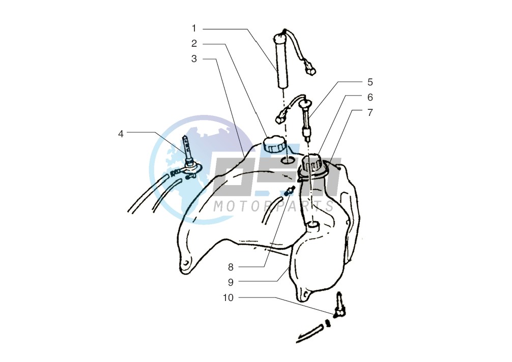 Fuel tank-Oil tank