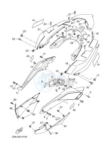 YP125RA (ABS) X-MAX 125 ABS (2DMJ 2DMJ) drawing SIDE COVER