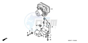 NT700VAA UK - (E / ABS MKH) drawing ABS MODULATOR