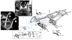 WOLF 125 drawing FRAME - TAIL LIGHT