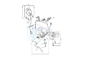 FZ 6-N 600 drawing HANDLE SWITCH-LEVER