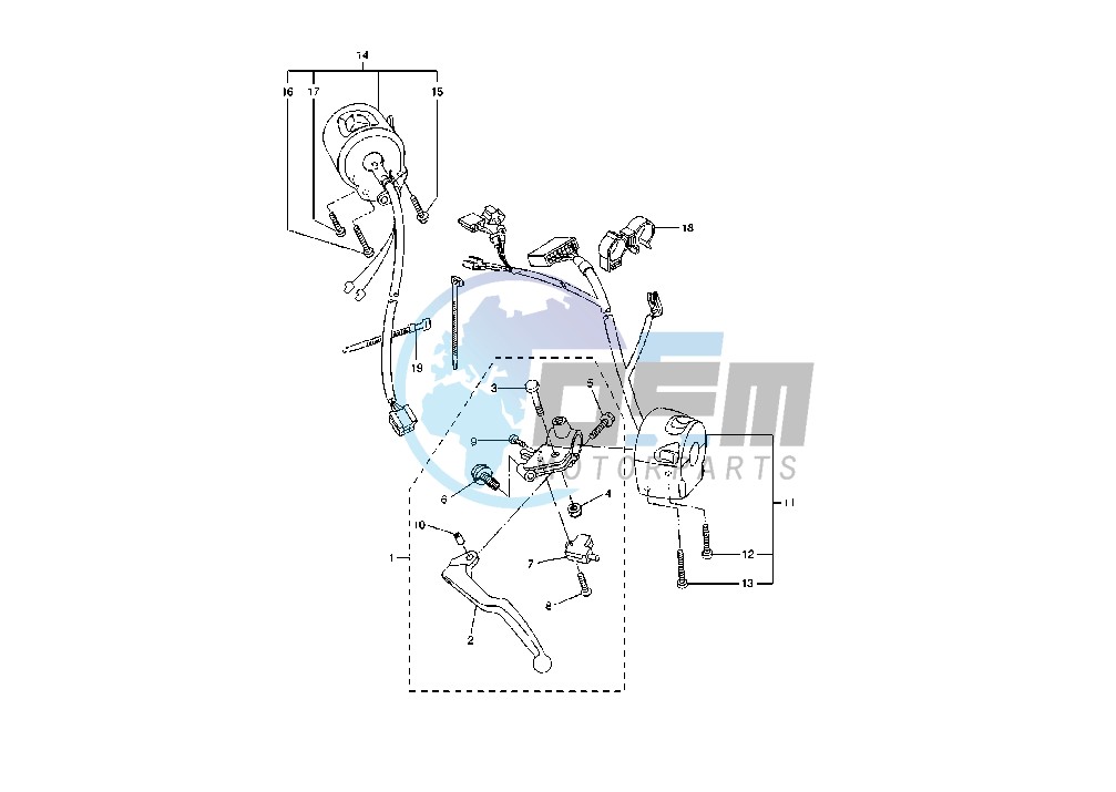 HANDLE SWITCH-LEVER