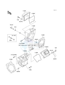 KAF 620 C [MULE 2500] (C1-C5) [MULE 2500] drawing CYLINDER HEAD