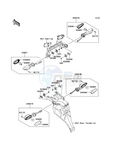 VERSYS_ABS KLE650DEF XX (EU ME A(FRICA) drawing Turn Signals