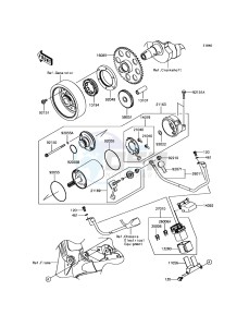 Z800 ABS ZR800FGF UF (UK FA) XX (EU ME A(FRICA) drawing Starter Motor