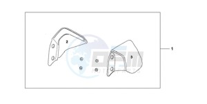 CBF1000A9 EK drawing KNUCKLE VISOR