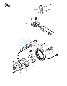 KZ 400 S PSPECIAL] (S2-S3) [SPECIAL] drawing GENERATOR_REGULATOR_RECTIFIER -- 76-77 S2_S3- -