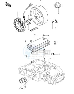 KZ 400 C (C1) drawing GENERATOR