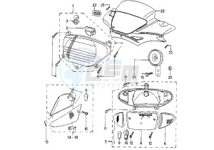 ZENITH N - 50 cc drawing HEADLIGHT-TAILLIGHT