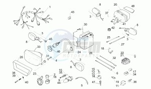 AF1 Futura 125 drawing Electrical system