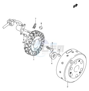 TU250X (E2) drawing MAGNETO