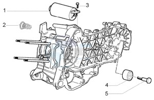 X9 250 Evolution drawing Electric starter-damper pulley