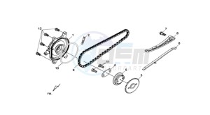 MAXSYM 400 EFI drawing CYLINDER HEAD SIDE COVER