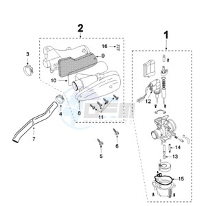 FIGHT 3 A ICE BLADE drawing CARBURETTOR