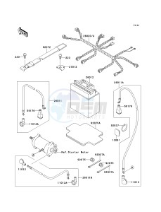 JH 750 F [SUPER SPORT XI] (F1-F2) [SUPER SPORT XI] drawing ELECTRICAL EQUIPMENT