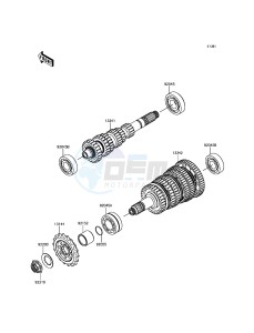 NINJA H2 / NINJA H2 CARBON ZX1000XHF XX (EU ME A(FRICA) drawing Transmission