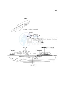 JT 1200 D [STX-12F] (D1-D1) D1 drawing DECALS