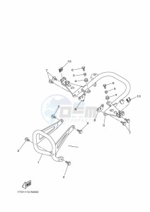 YFZ450R (BKD5) drawing GUARD