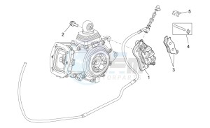 Norge 1200 IE 8V Polizia Stradale drawing Rear brake caliper