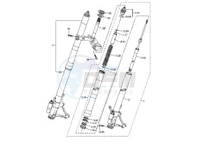 YZF R6 & LIMITED EDITION 07 600 drawing FRONT FORK