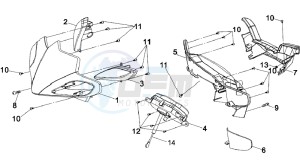 JET SPORT X R 25KMH 50 drawing HEAD LIGHT COVER / SPEEDOMETER COWL / DASHBOARD