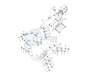 WR X 125 drawing EXHAUST