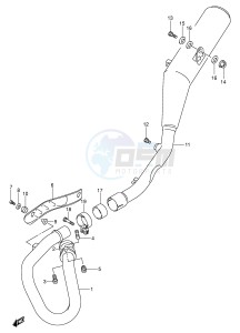 DR-Z400 (E3-E28) drawing MUFFLER