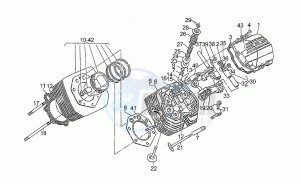 California III 1000 Carburatori Carburatori drawing Cylinder head