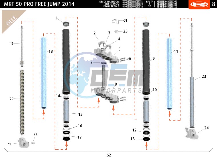 FRONT FORK OLLE