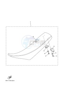 YZ250 (1SS9 1SSA 1SSB 1SSC 1SSC) drawing SEAT