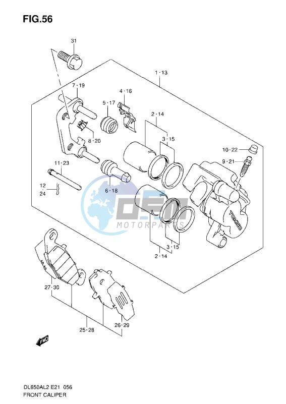 FRONT CALIPER