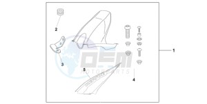 CBR1000RA9 ED / ABS REP drawing HUGGER REPSOL REPLICA