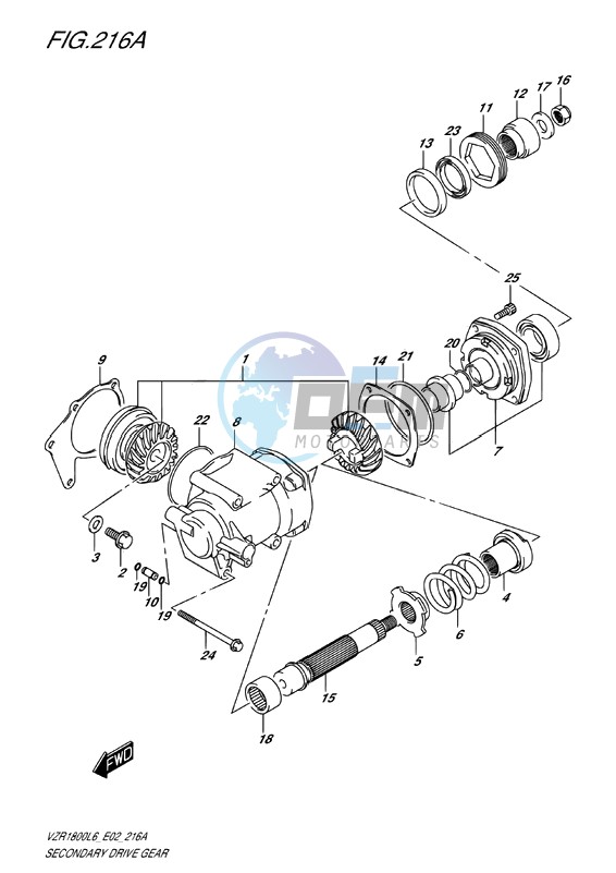 SECONDARY DRIVE GEAR