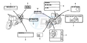 C50 drawing CAUTION LABEL