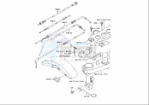 ZRX S 1200 (EU) drawing CONTROL CABLES