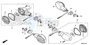 CB1000RE CB1000R E drawing WINKER