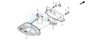 CBR1000RR drawing TAILLIGHT