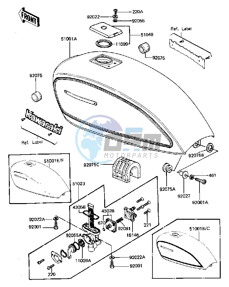 FUEL TANK -- 81-83 D2_D3_D4_D5- -