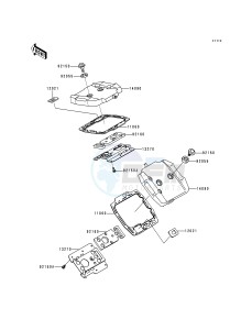 VN 800 A [VULCAN 800] (A1-A5) [VULCAN 800] drawing CYLINDER HEAD COVER